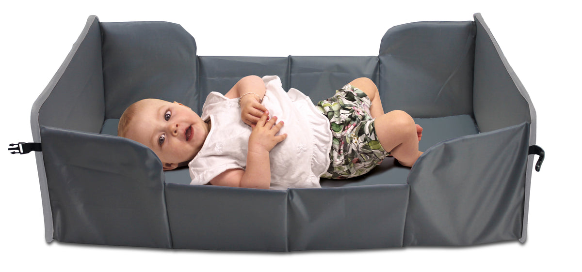 Dooky Portable Travel Cot (Grey)