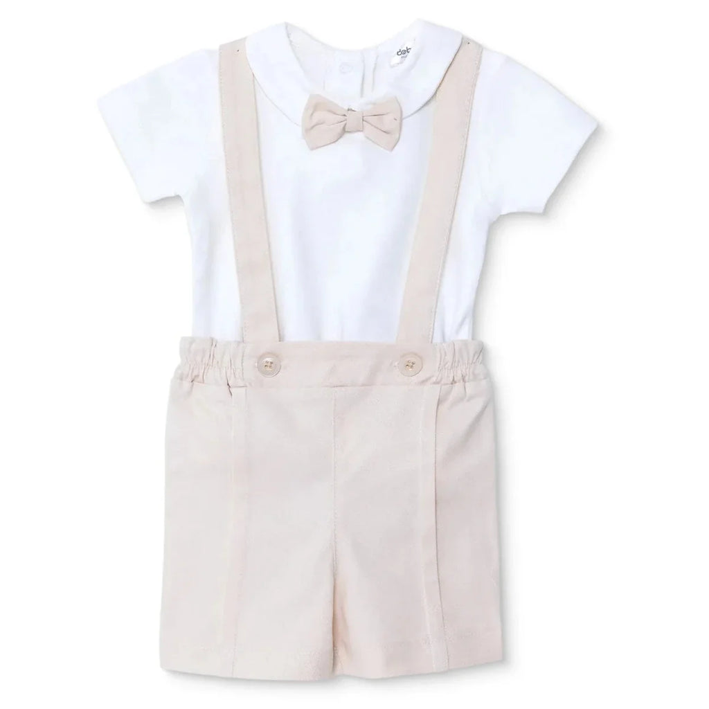 Bebetto Dungaree Baby Shorts & Short Sleeve T-Shirt Set (1-3 to 12 Months)
