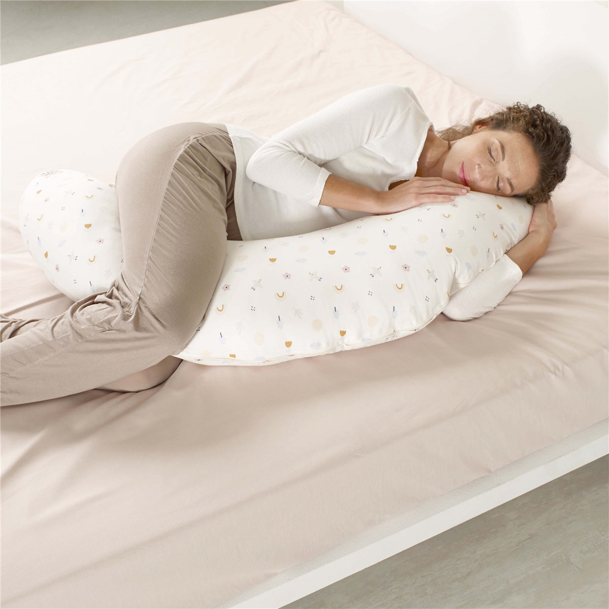 Jane 4in1 Mother Cushion & Baby Hammock, Botanic