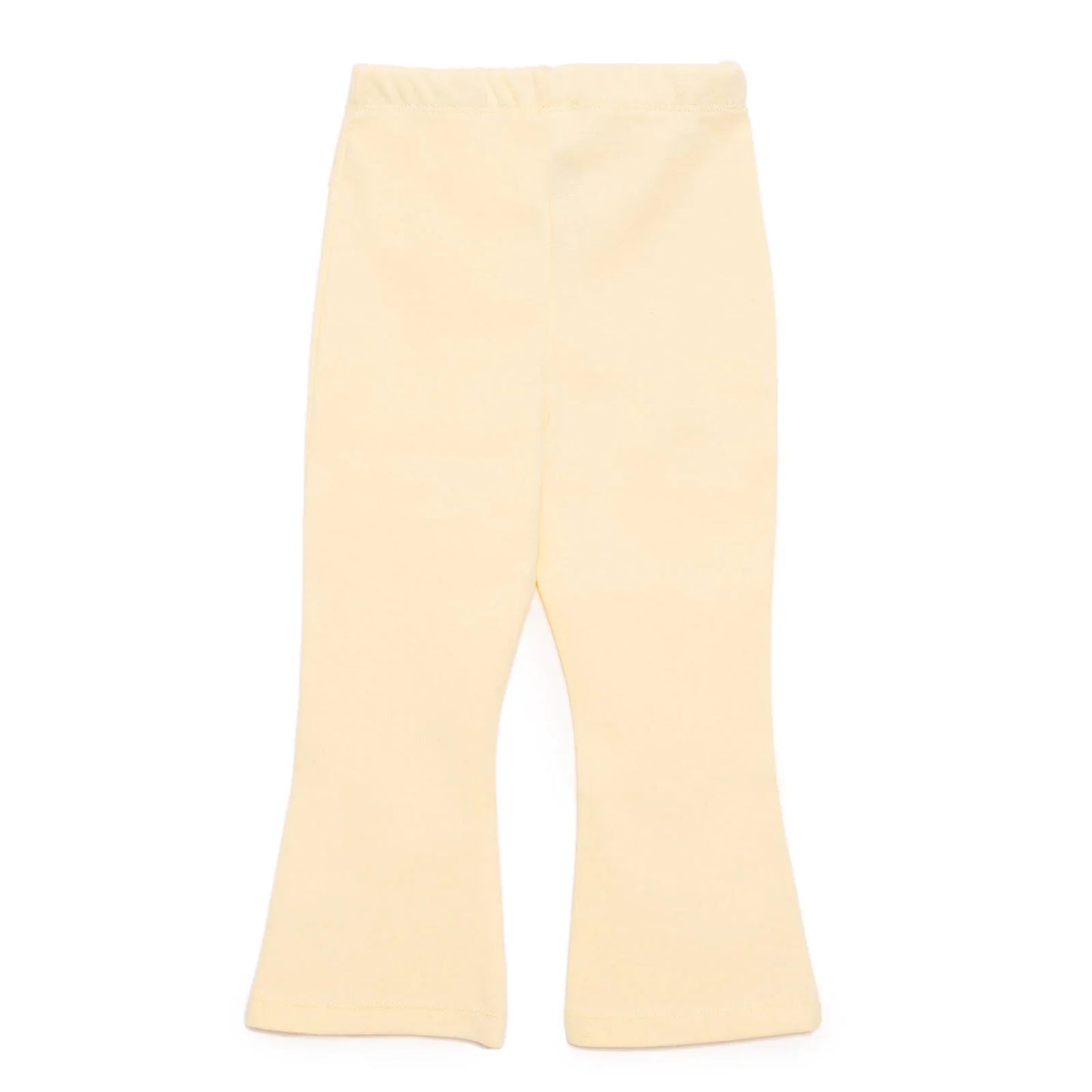 HelloBaby Basic Girl Flare Leggings - Yellow