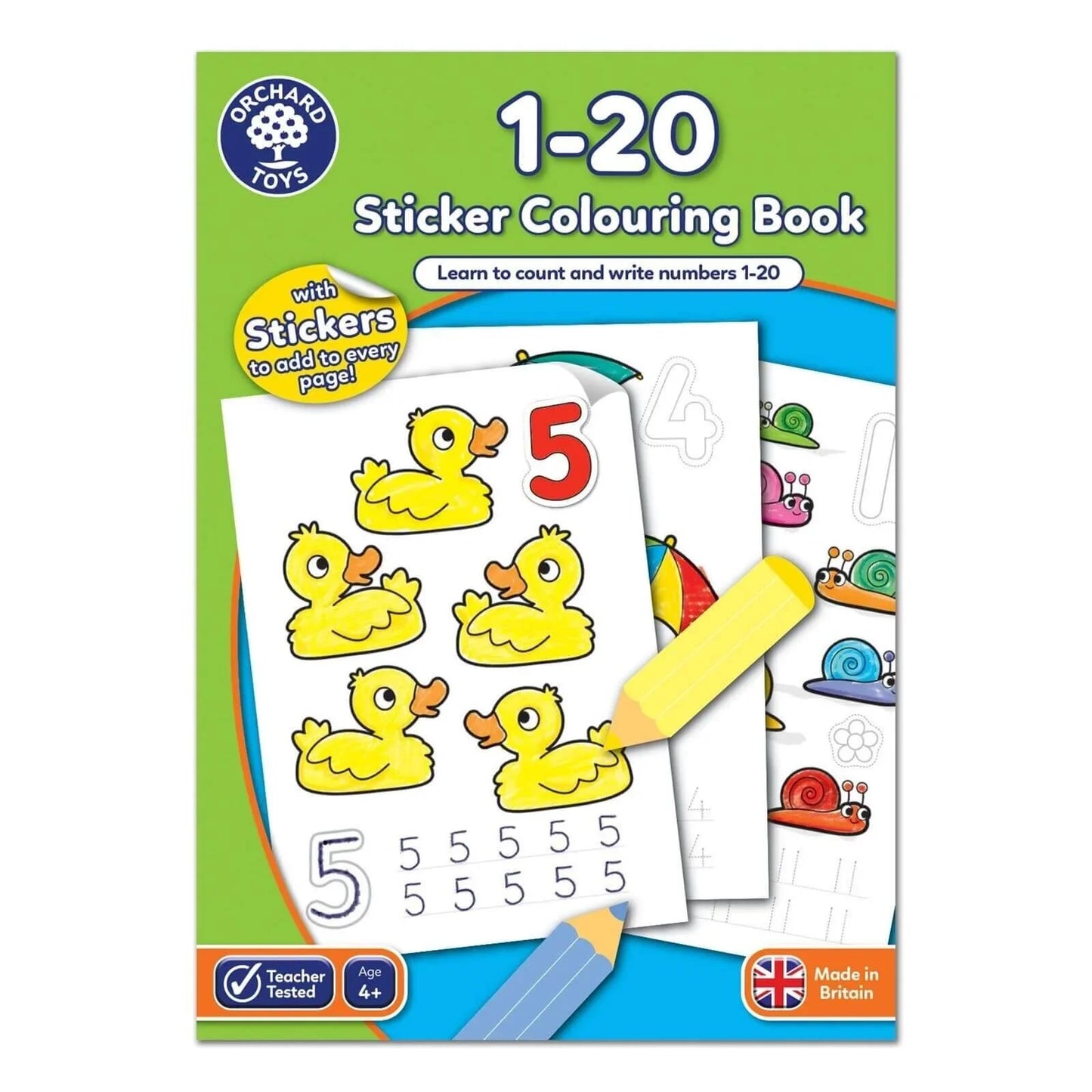 Orchard Toys 1 - 20 Colouring Book