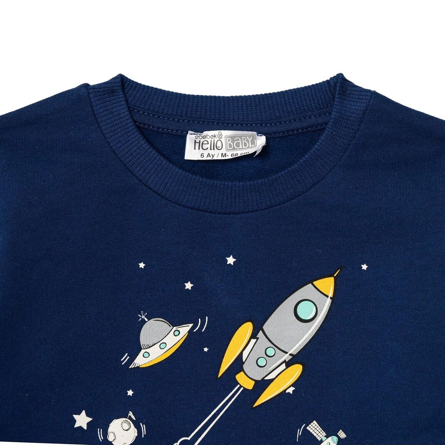 HelloBaby Basic Baby Boy Sweatshirt - Navy Blue