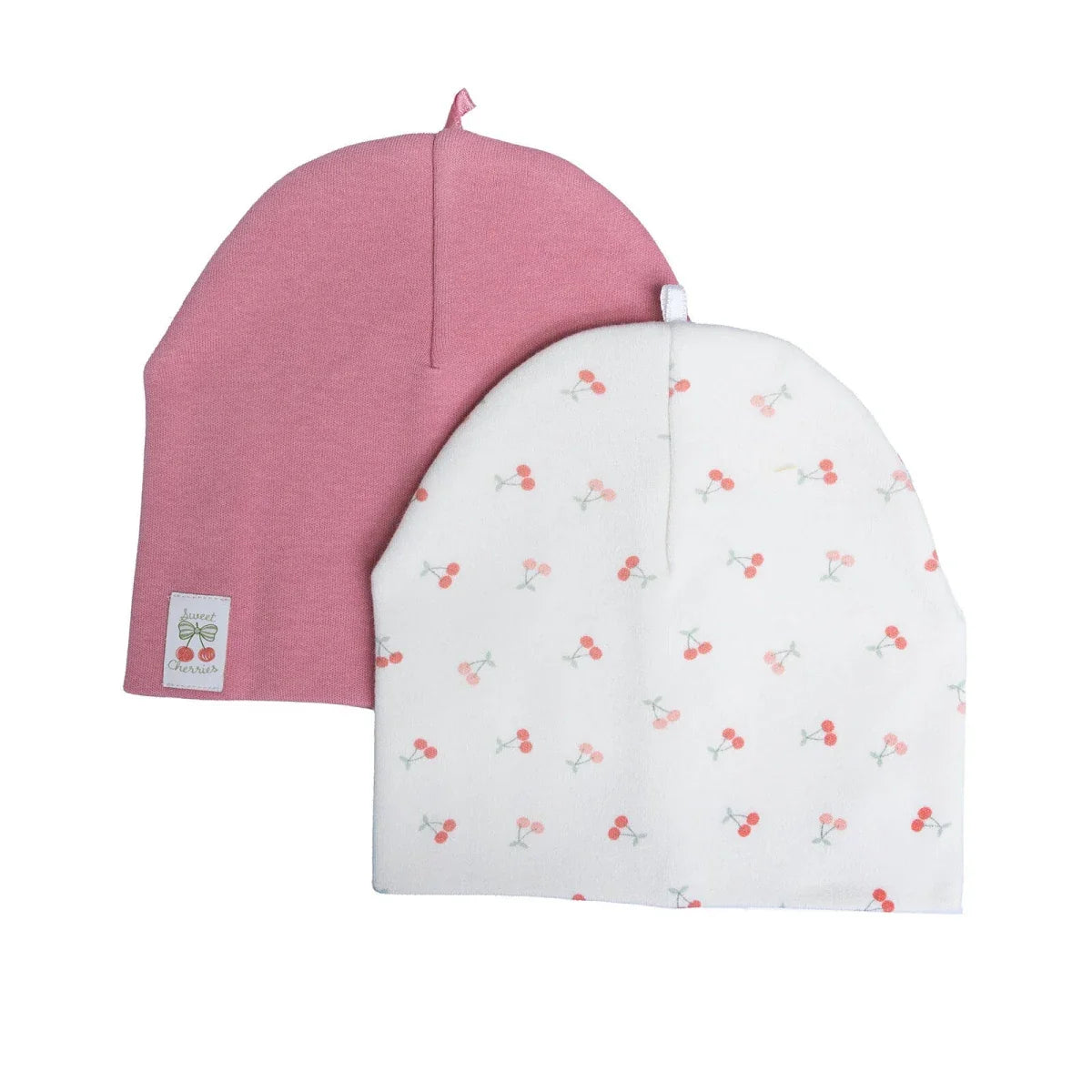 Little Plane Girls 2-Pack Hat Cherry - Light Rose