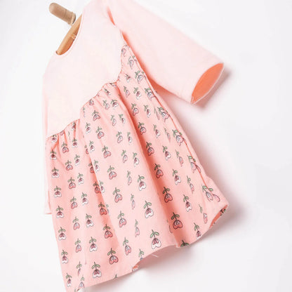 HelloBaby Baby Girl Winter Fairytale Dress - Powder