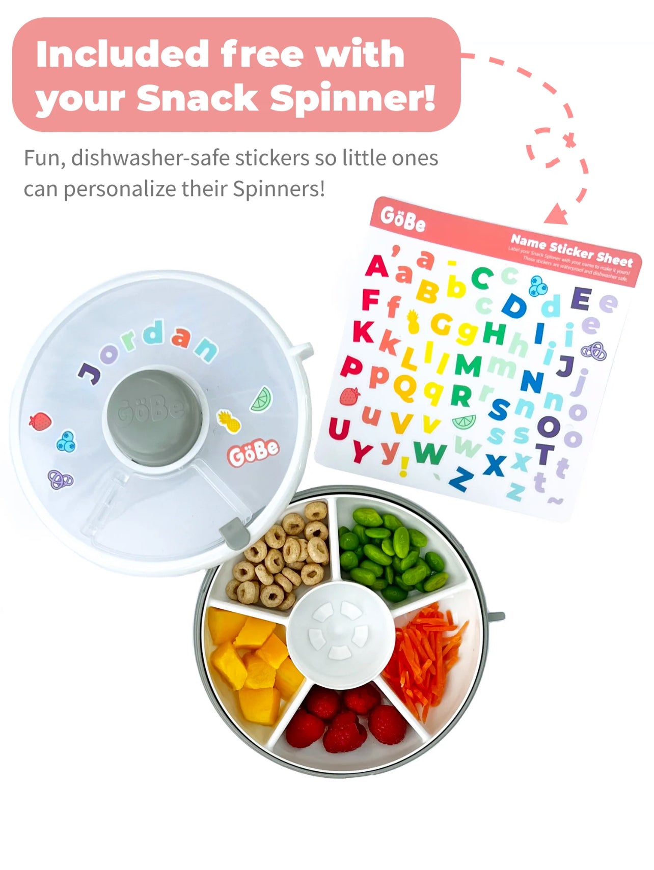 GoBe Snack Spinner FLIP (Grey)