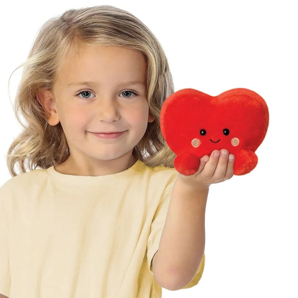 Palm Pals Amore Heart Soft Toy 12cm