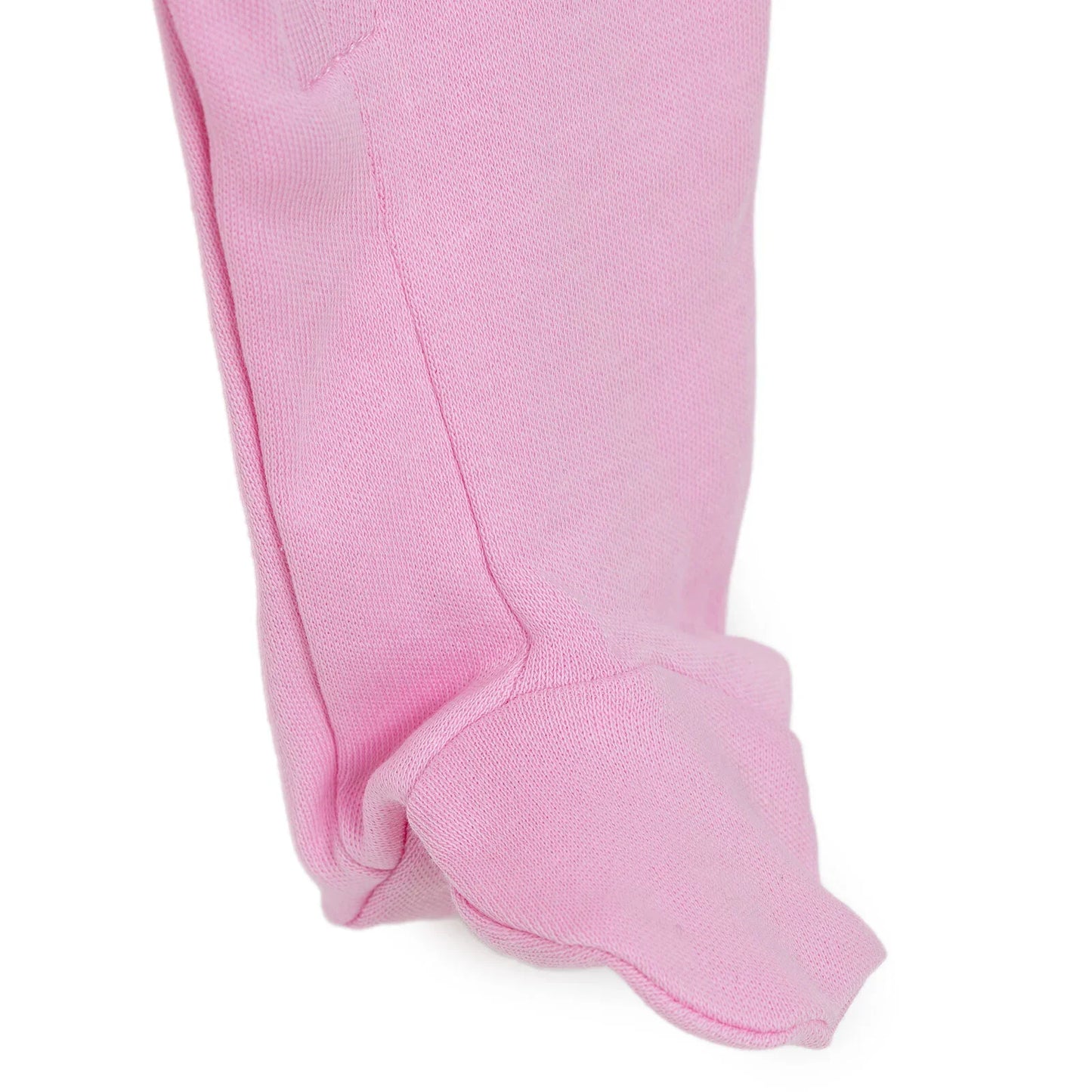 HelloBaby Newborn Baby Girl Footed Jumpsuit - Pink