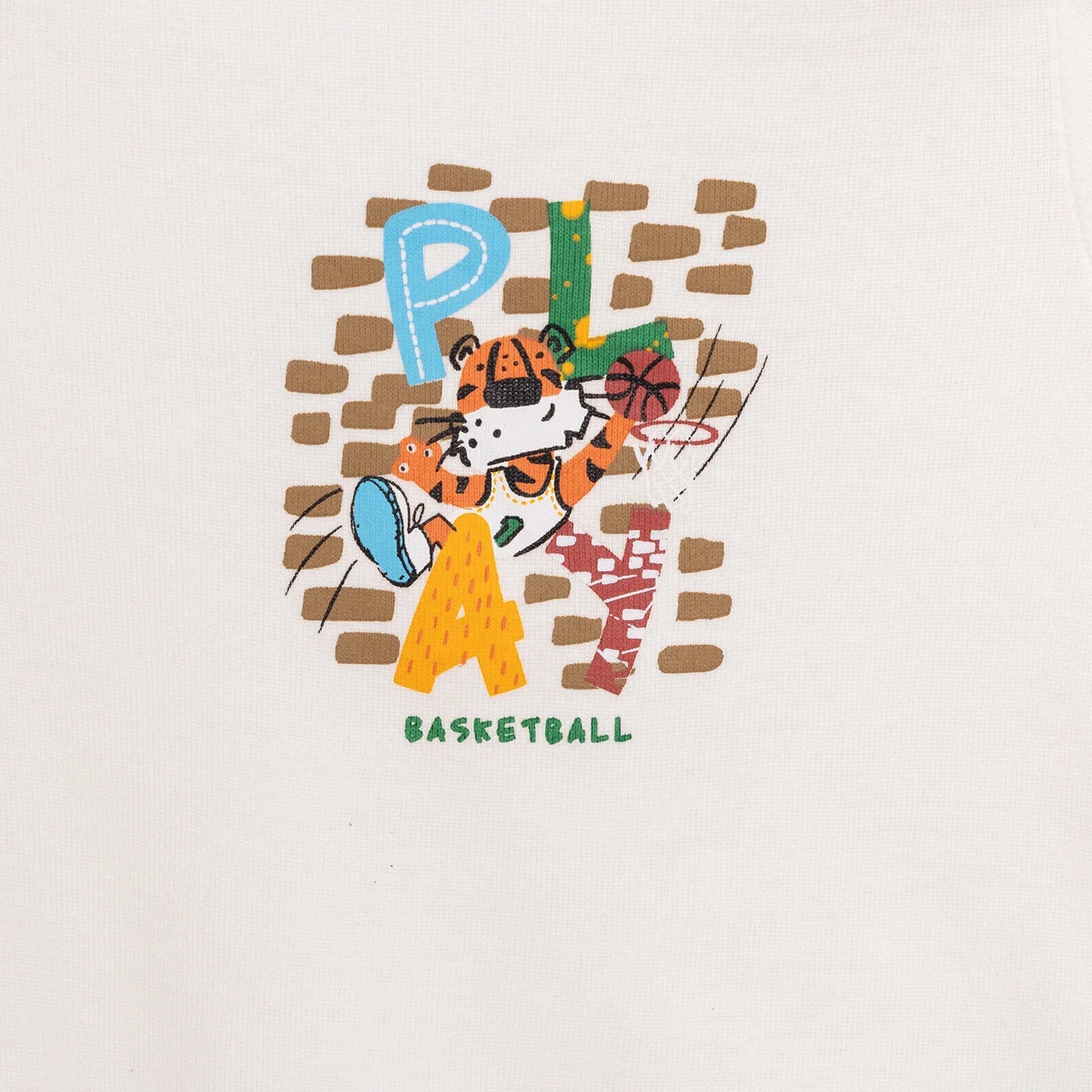 HelloBaby Baby Boy Long Sleeve Bodysuit - Beige