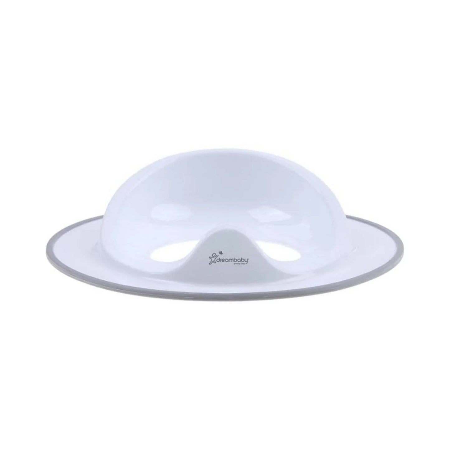 Dreambaby Toilet Topper with Grey Trim - White