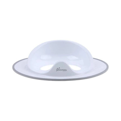 Dreambaby Toilet Topper with Grey Trim - White
