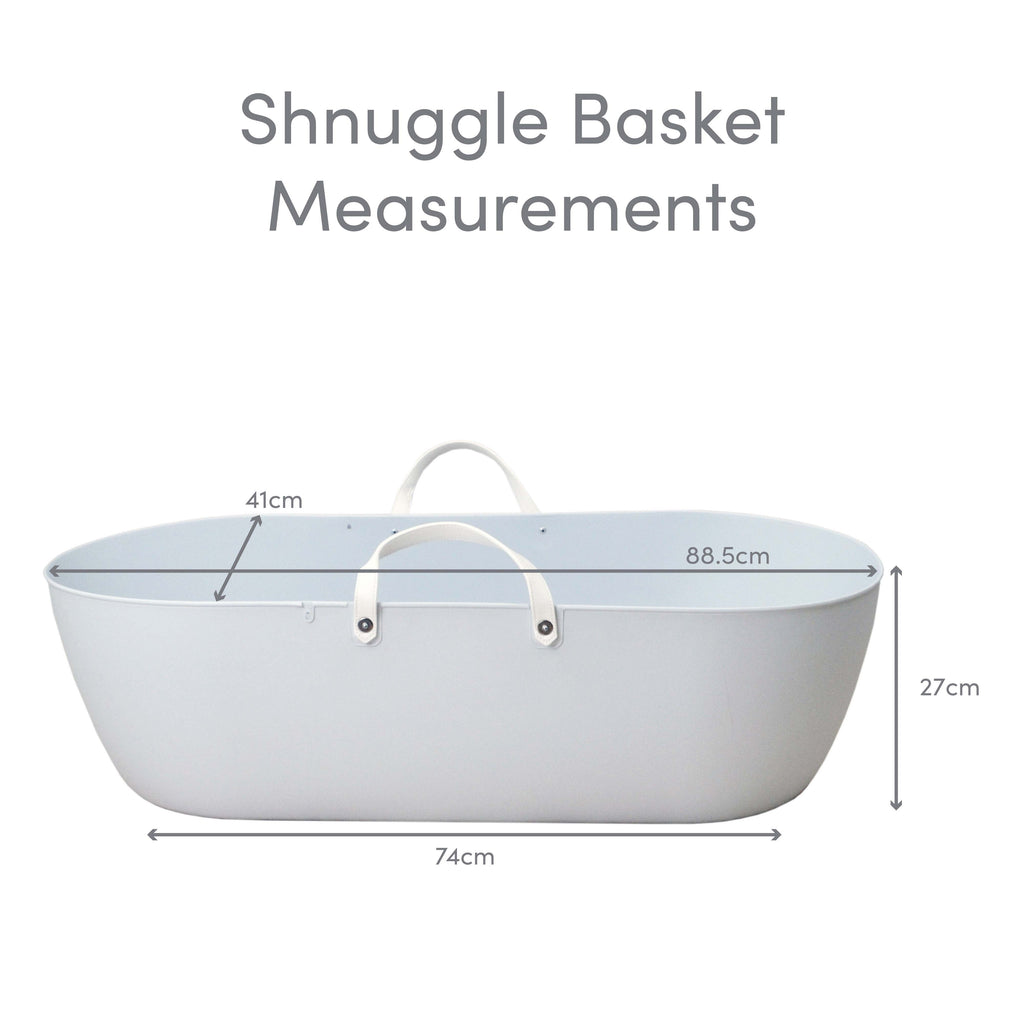 Shnuggle Moses Basket (Pebble Grey)