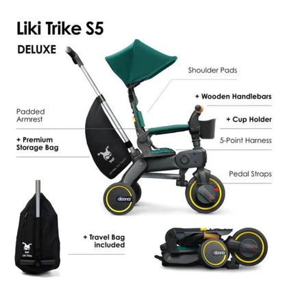 Doona Liki S5 Trike - Racing Green