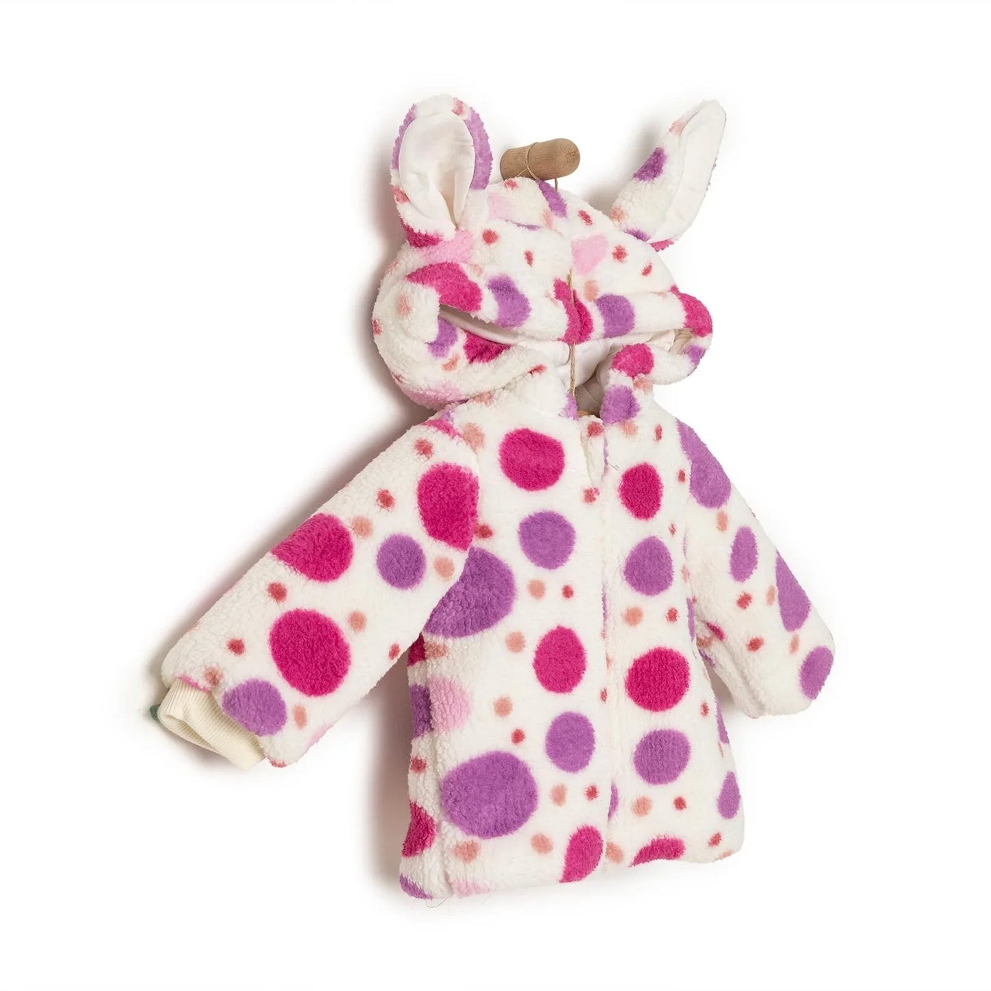 HelloBaby Basic Girl 3D Ears Welsoft Jacket - Rose