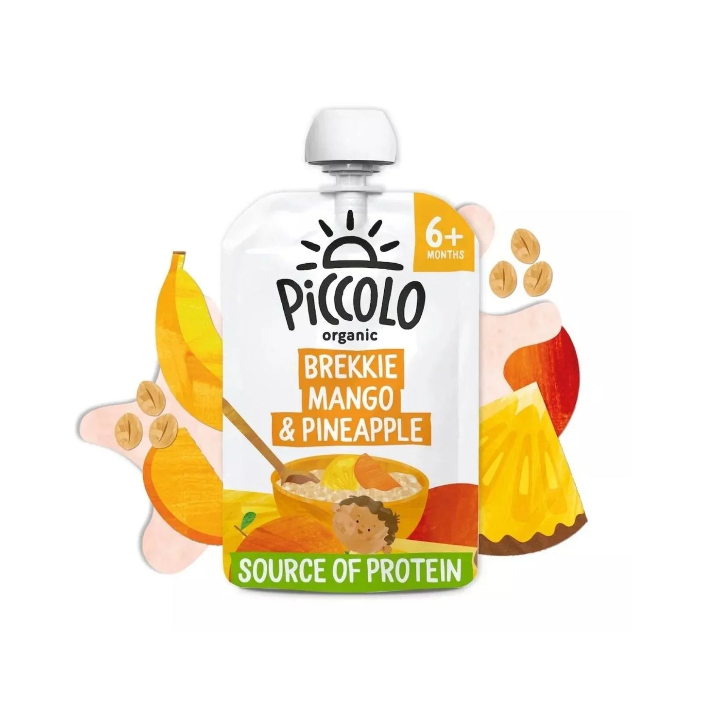 Piccolo Organic Brekkie Mango & Pineapple 6+ months 100g