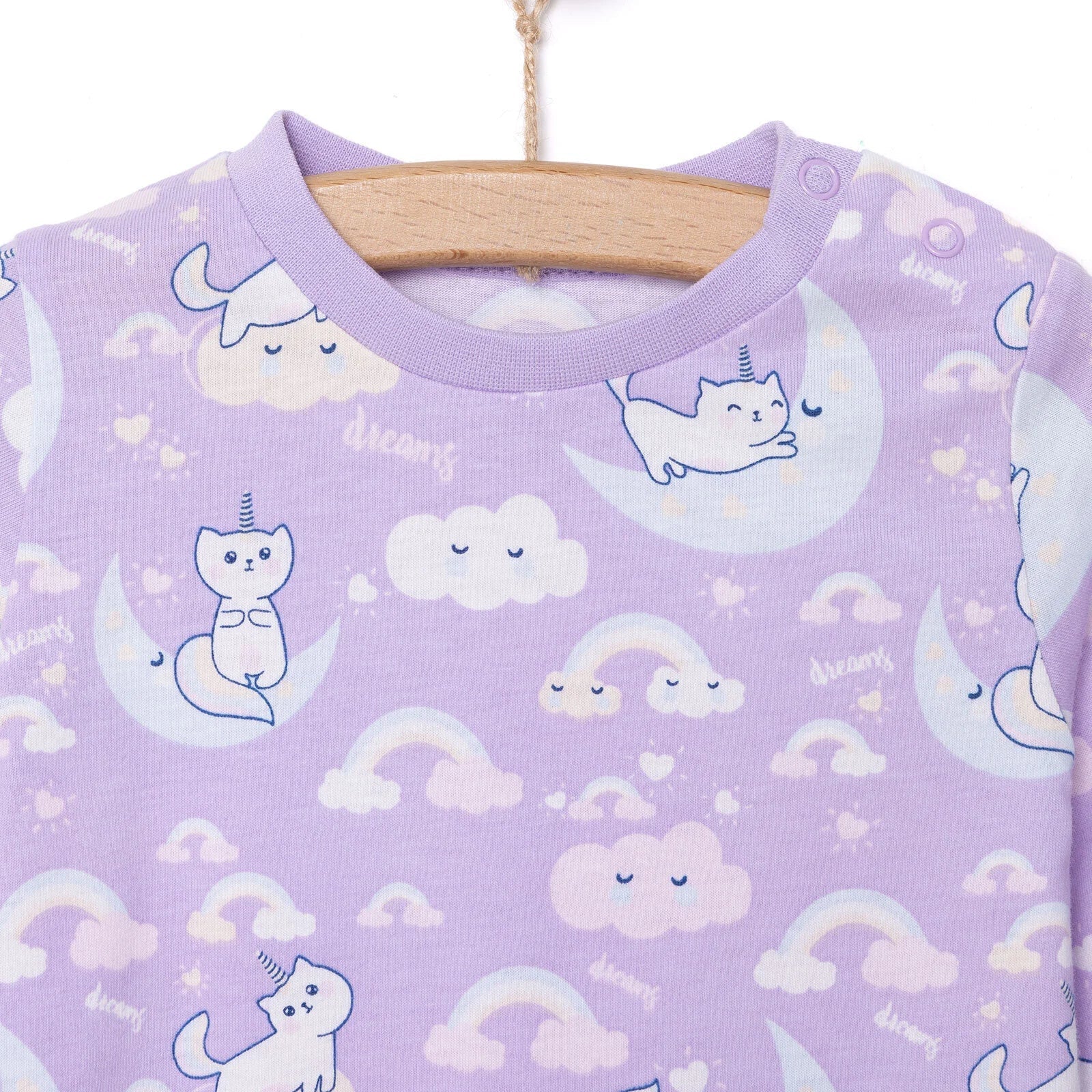 HelloBaby Girl Long Sleeve Pyjamas Set - Purple