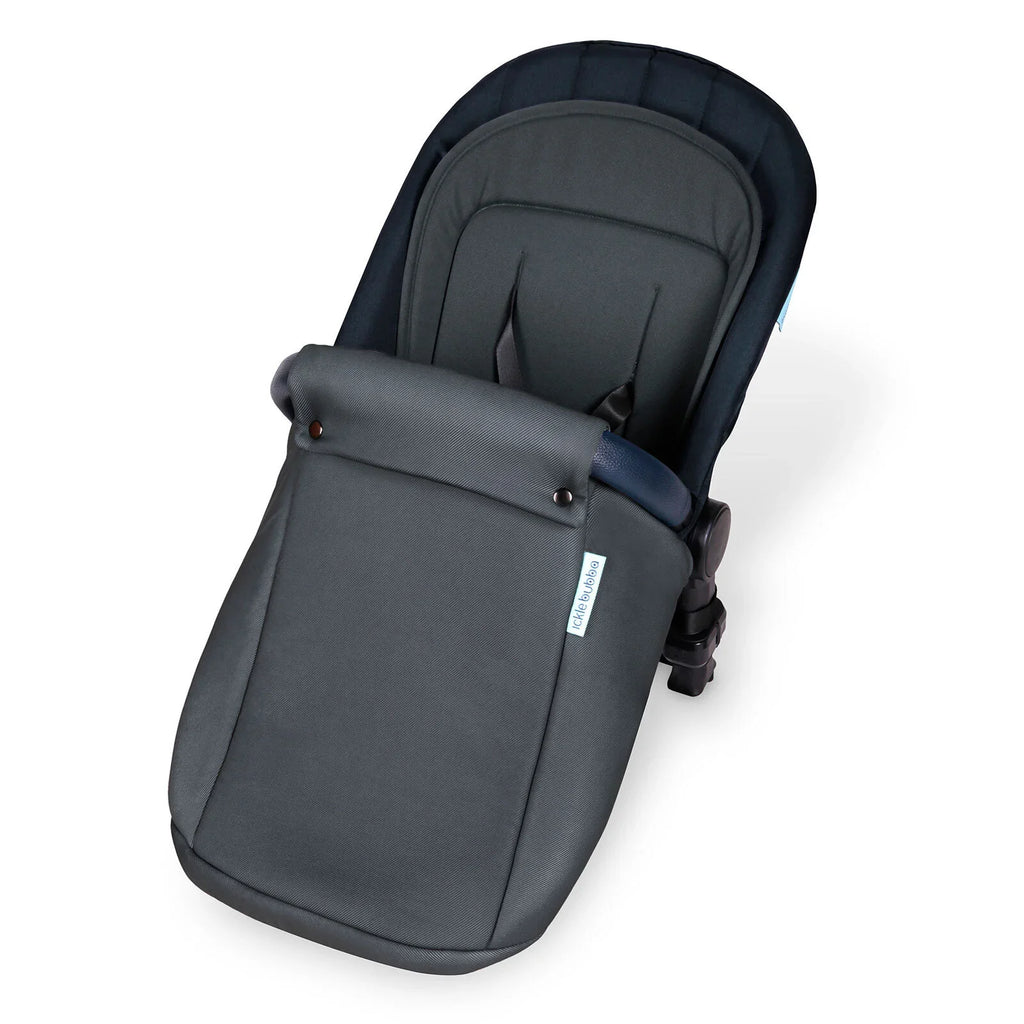 Ickle Bubba Stomp V4 2-in-1 Carrycot & Pushchair - Chrome/Blueberry/Blueberry