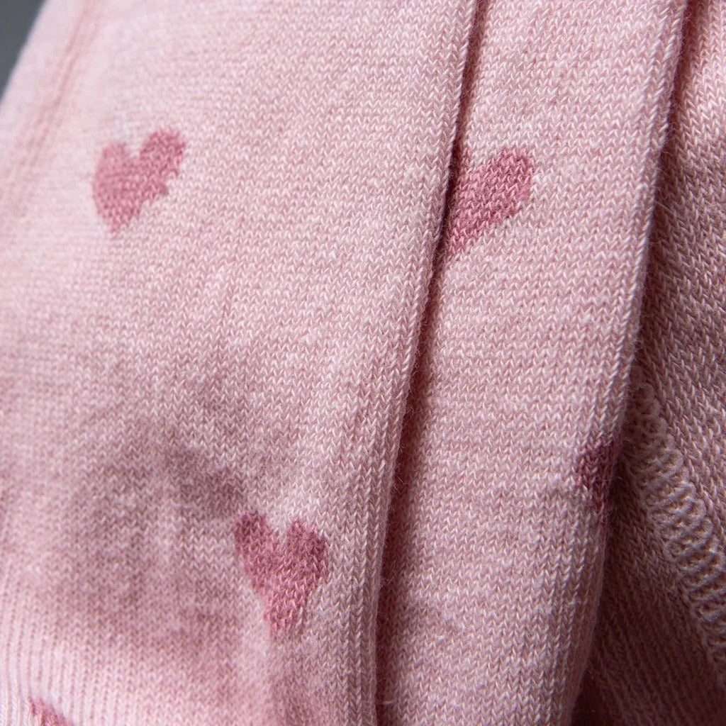 HelloBaby Heart Print Baby Tights (6-12 Months to 4-5 Years)