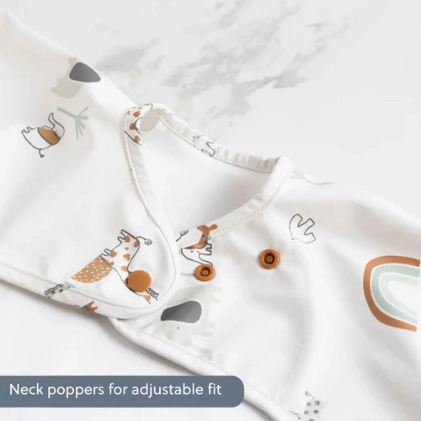 Bibado Coverall Weaning Bib - Serengeti Spaghetti