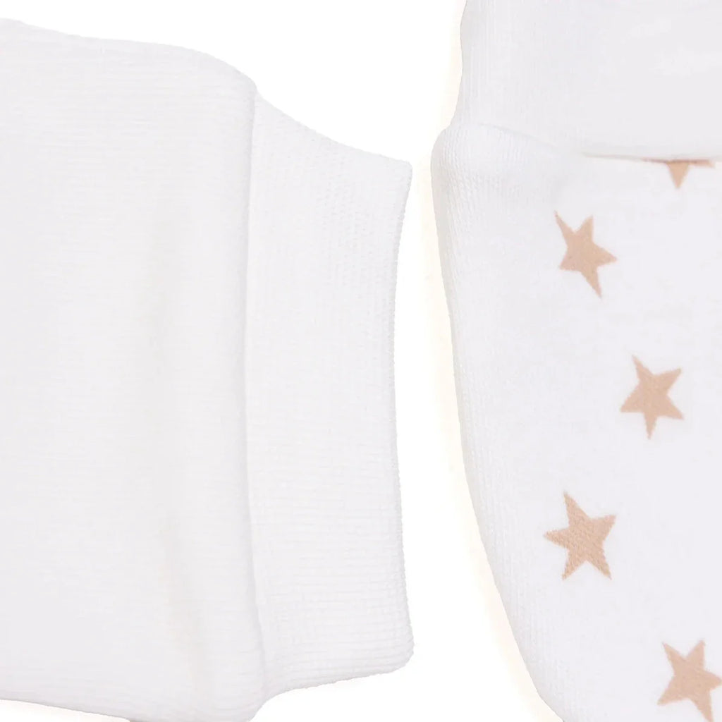 HelloBaby Boys Mitten Space - Ecru Printed