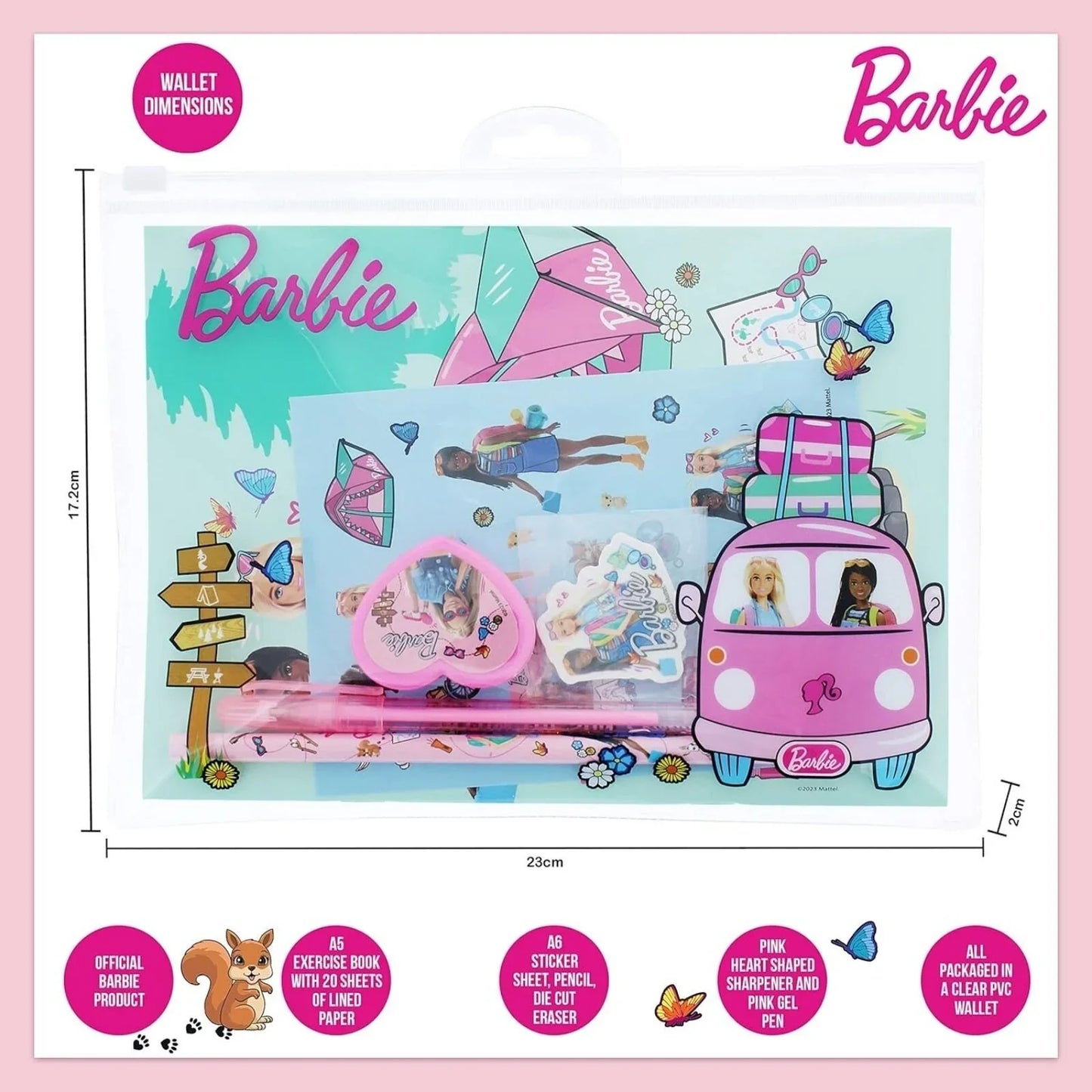 Barbie Super Stationery Set