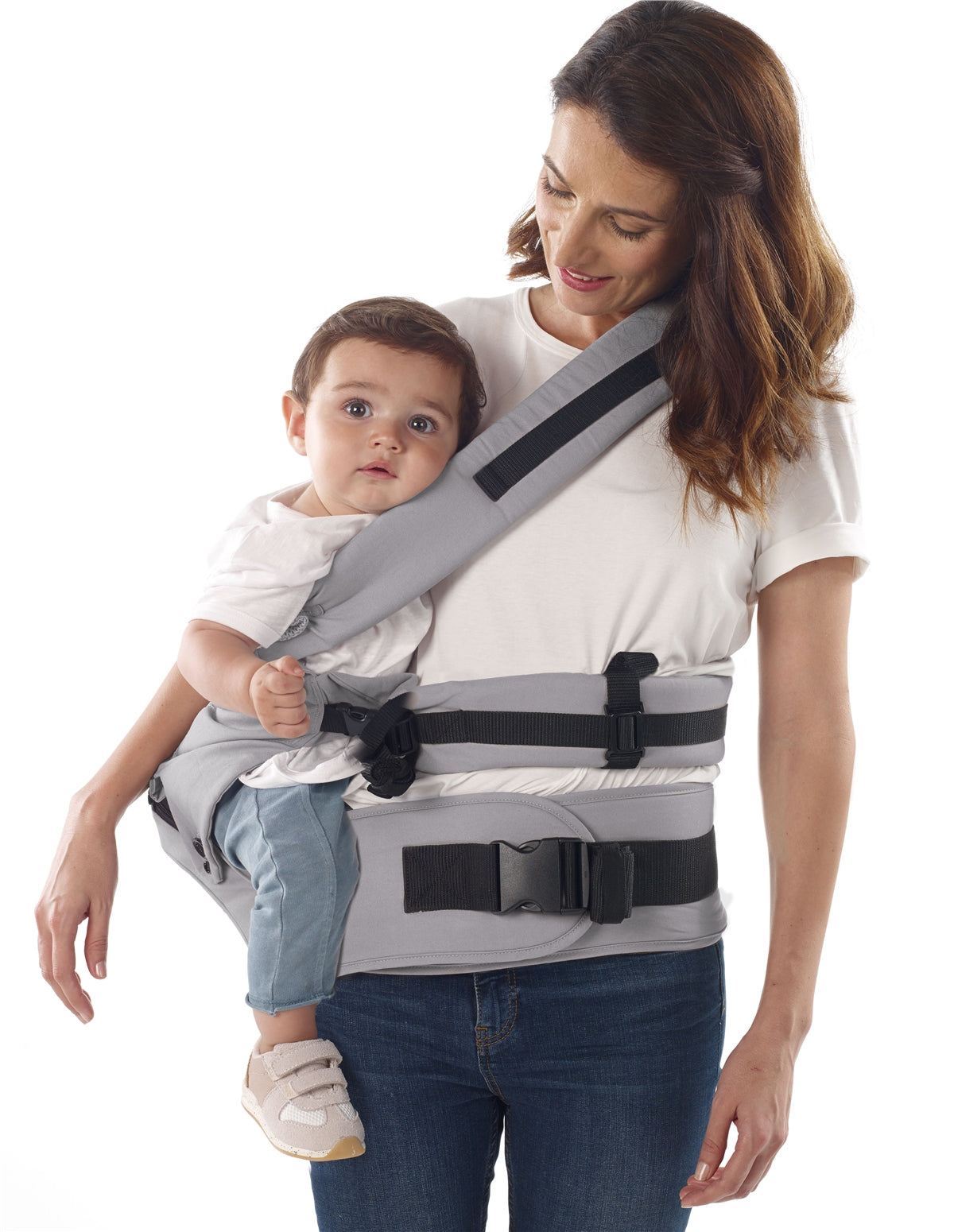 Revolution 3-in-1 Convertible Baby Carrier and Hip Seat, 0-22kg 0-5 Years