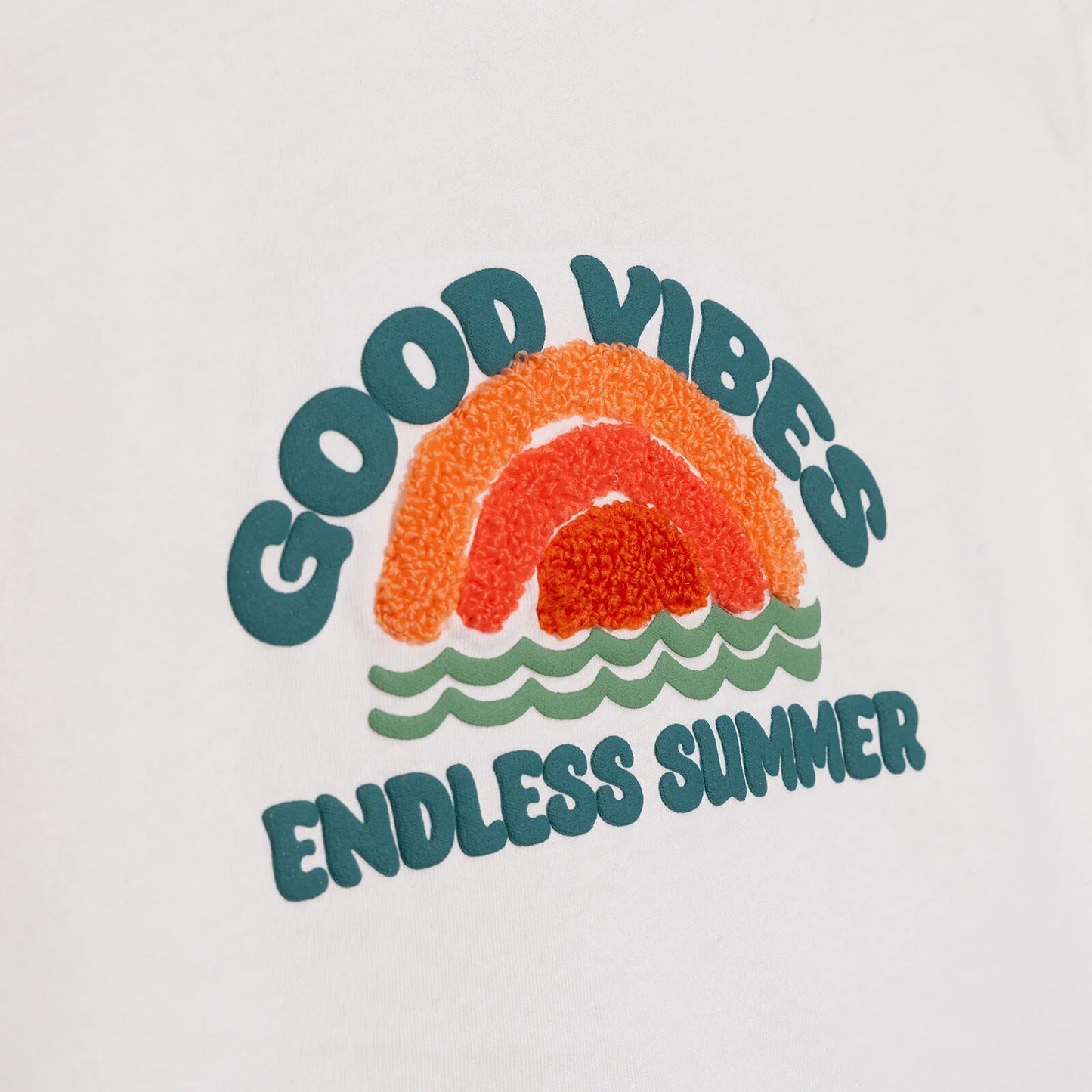 HelloBaby Motto Boy T-shirt & Short - White