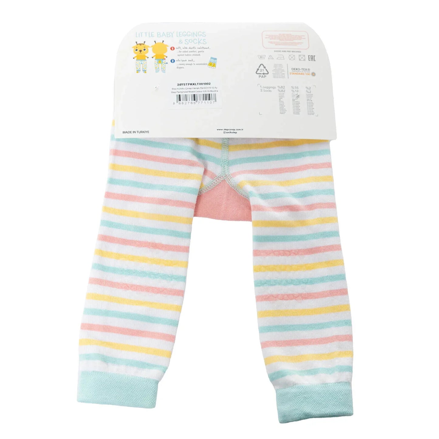 Step Tights and Socks - Multicolour