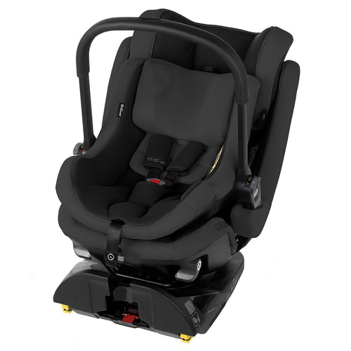 Jane Groowy + Nest i-Size Car Seat Combination 40-150cm, 0-12 Years, Matt Black
