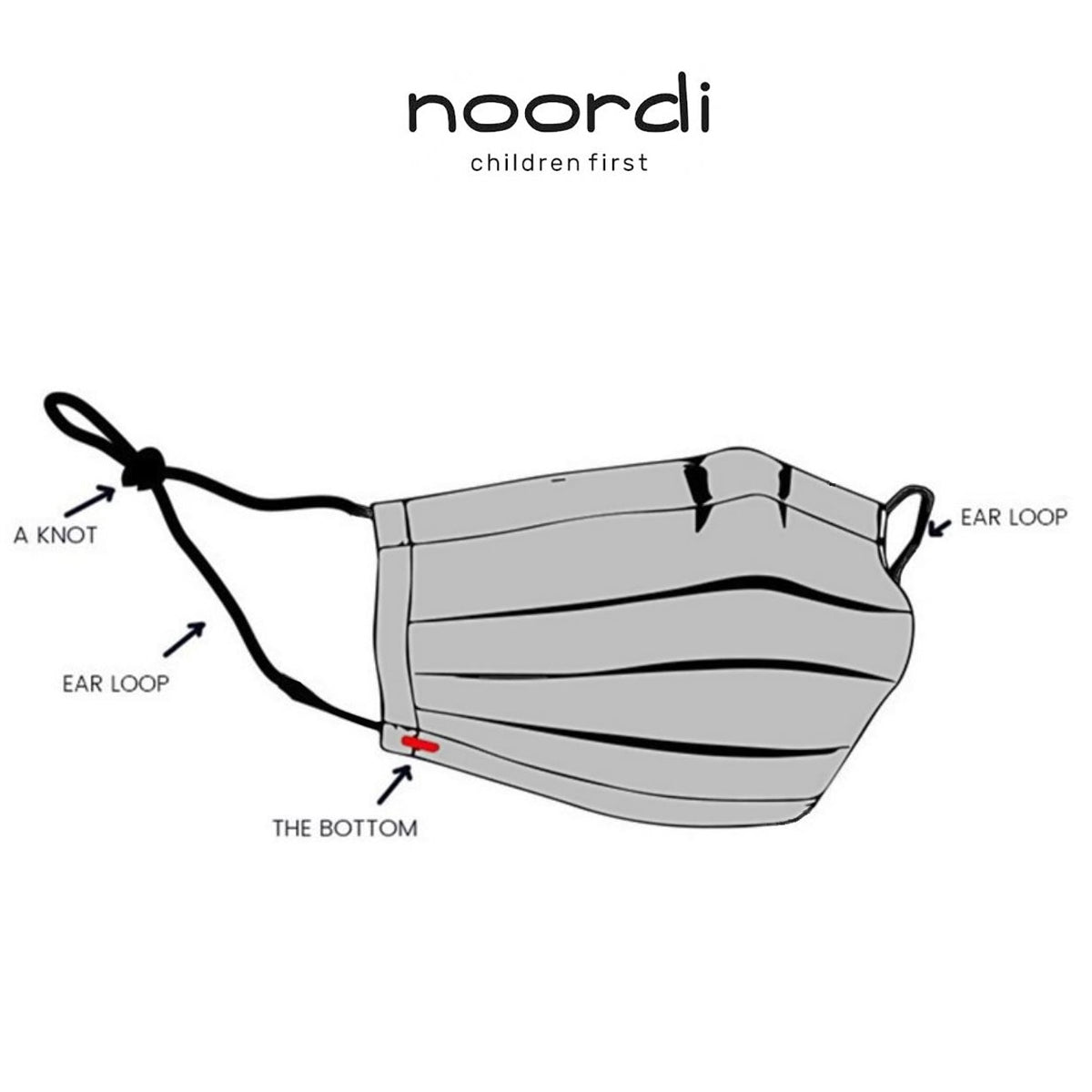 Noordi Antimicrobial Face Masks (100 Pack Assorted)
