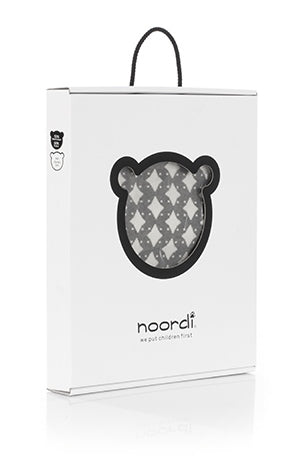 Noordi STAR Cotton Blanket Grey/White