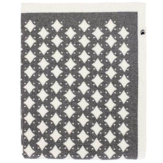Noordi STAR Cotton Blanket Grey/White