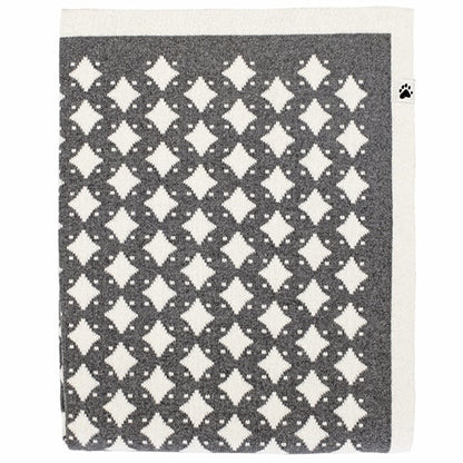Noordi STAR Cotton Blanket Grey/White