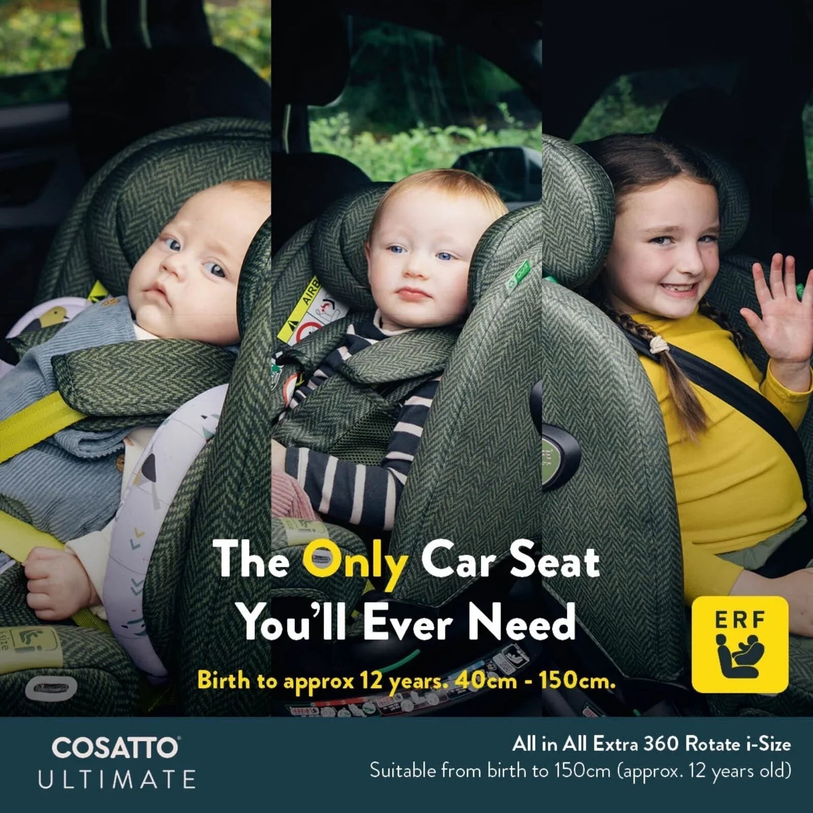 Cosatto All in All Extra i-Size 360 Car Seat - Bureau
