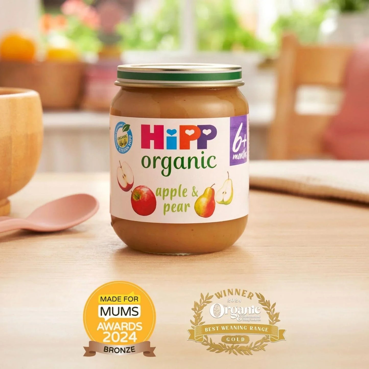 HiPP Organic Apple & Pear Jar 6+ months 125g