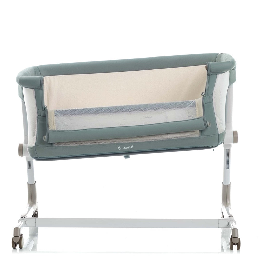 Jane Baby Side Crib + 4 Piece Bedding Set & Safety Mattress, Special Nature Edition