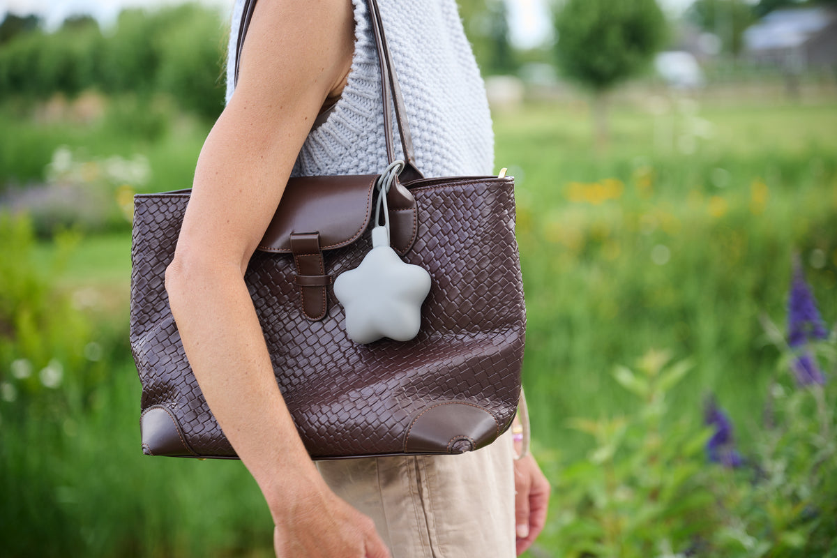 Dooky Silicone Pacifier Case (Grey Star)