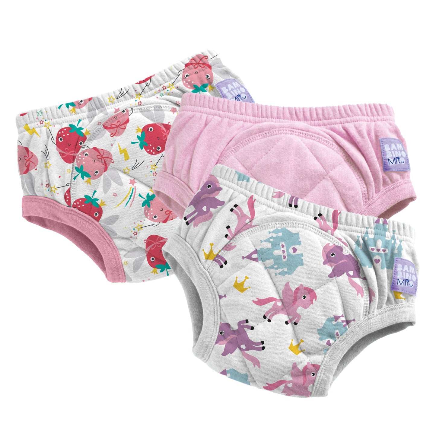 3 Pack Reusable Potty Training Pants in Combo Pink - Enhanced Design