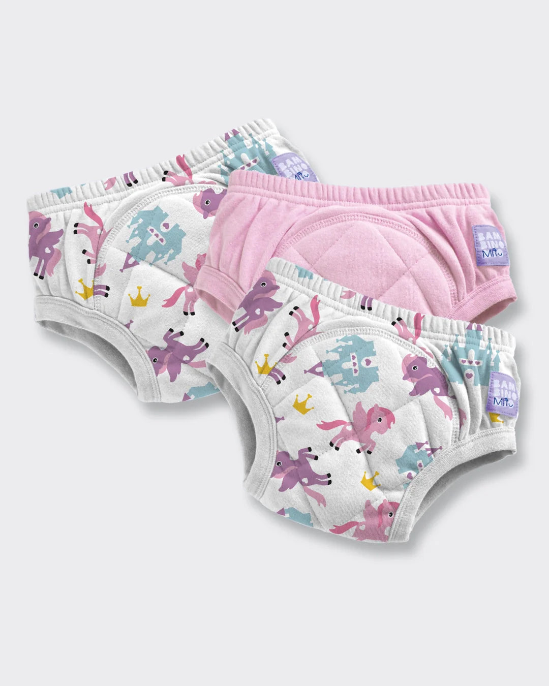 NEW 3 Pack Reusable Potty Training Pants with Cross-Stitch