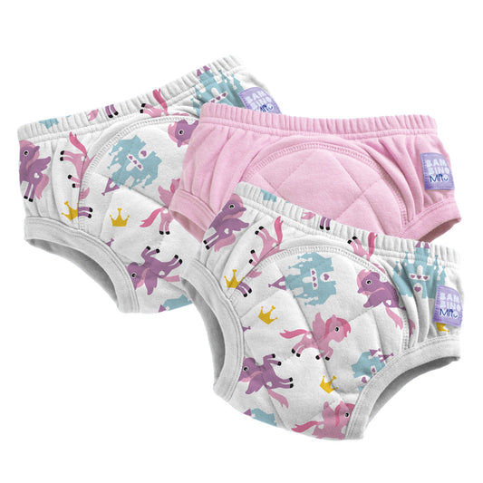 3 Pack Reusable Potty Training Pants in Pegasus Palace Pink - Enhanced Design