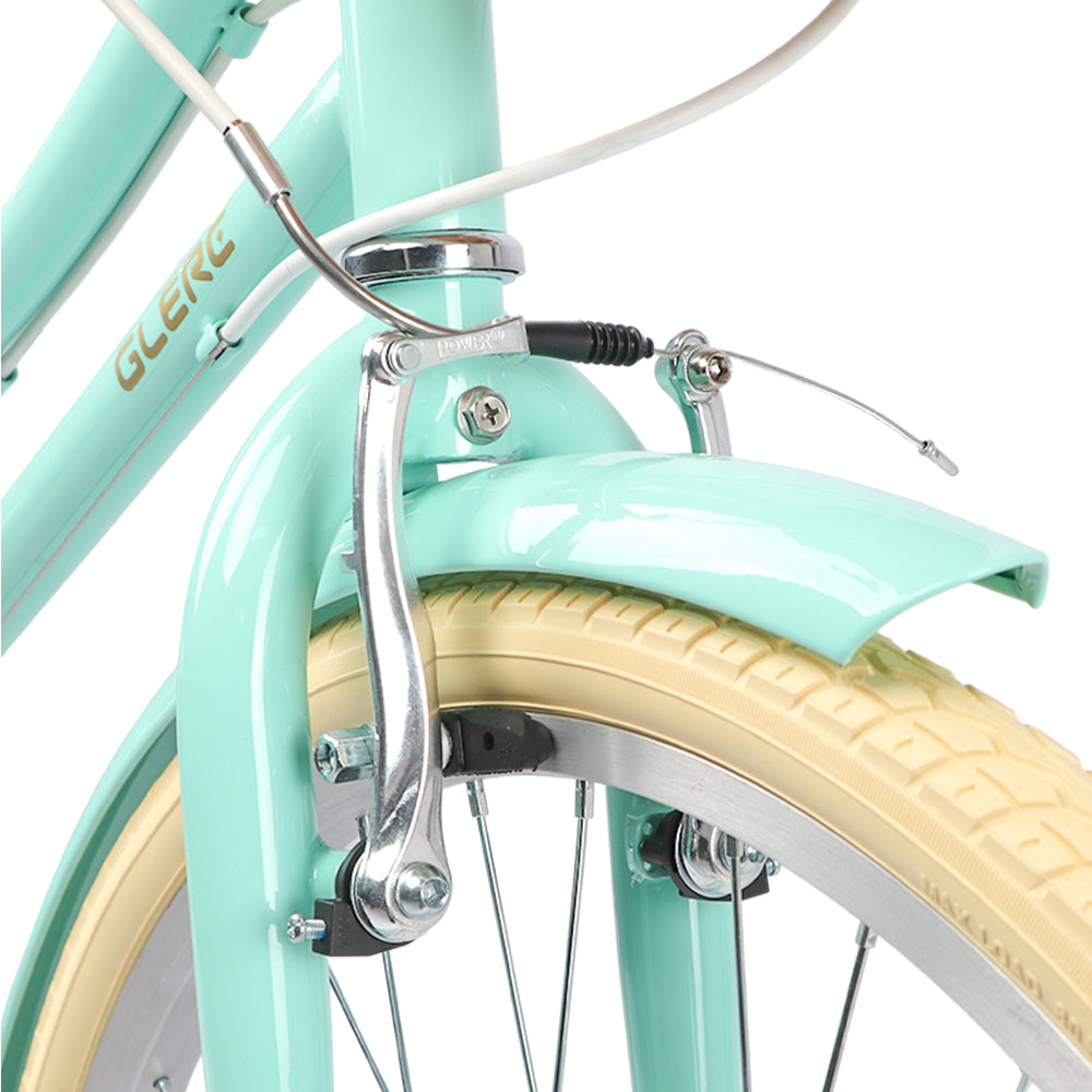 Glerc 24 Inch Beach Cruiser Hybrid Kids Bike - Missy