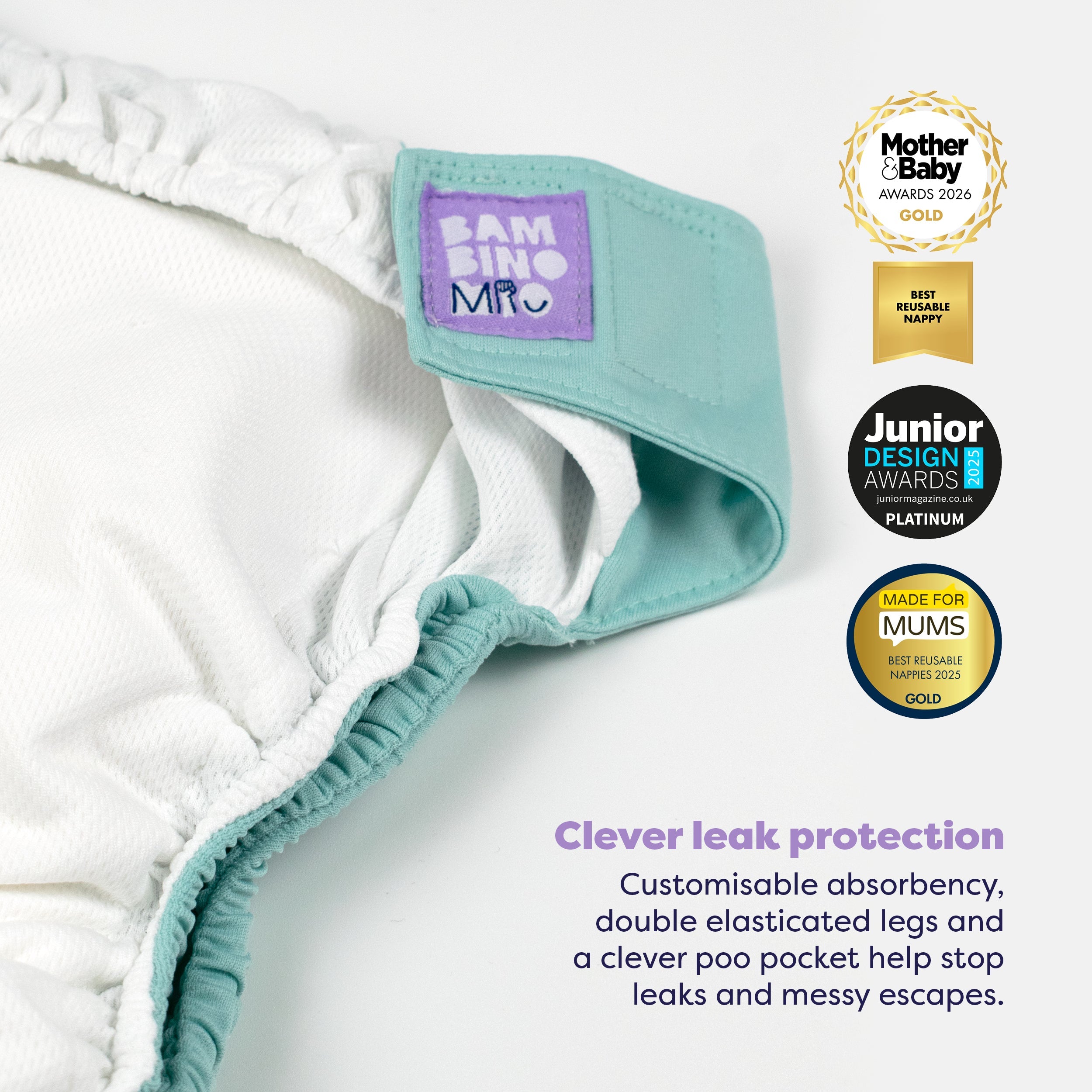 The Nighttime Reusable Nappy Bundle in Wild Life