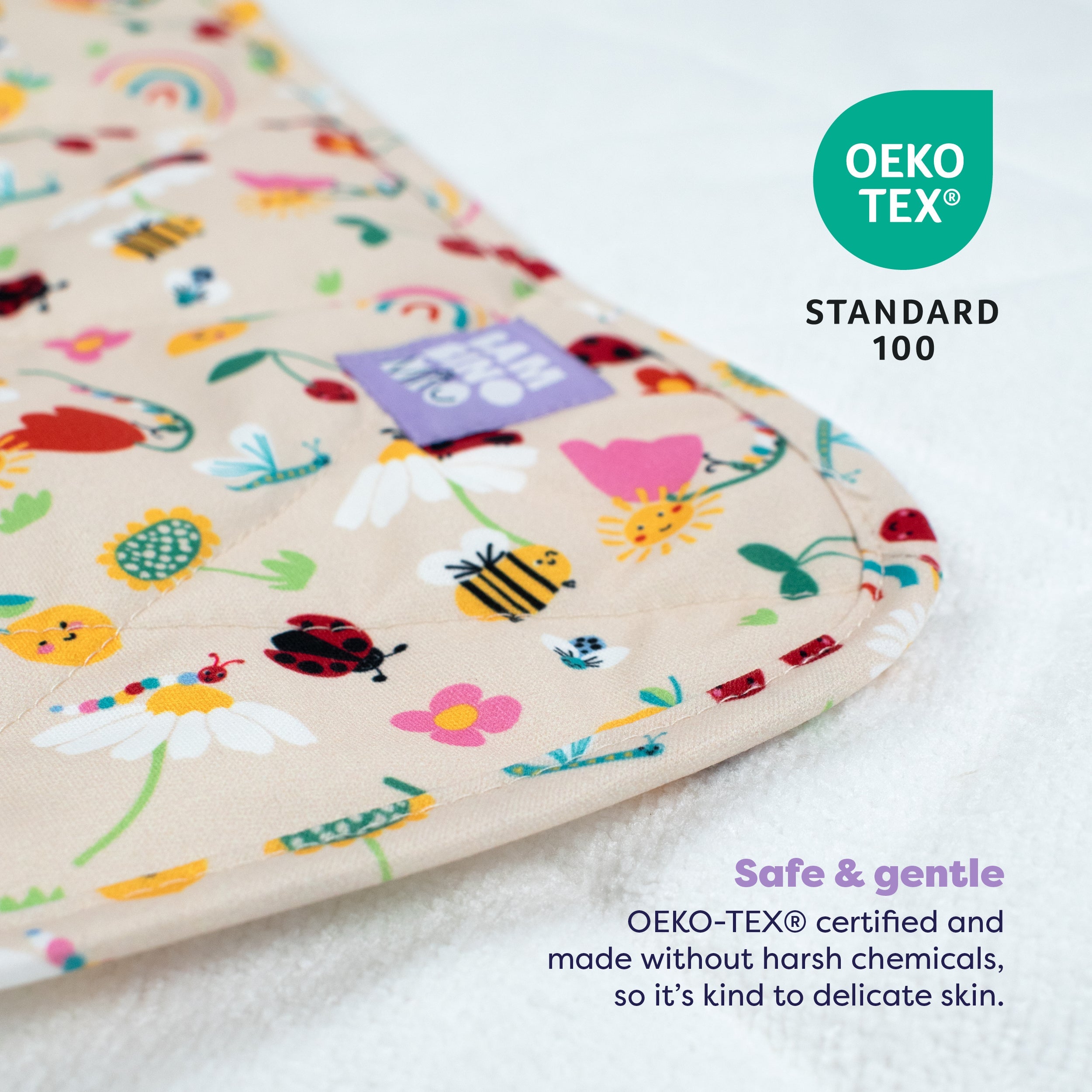 On-The-Move Baby Changing Mat in Sunshine Friends