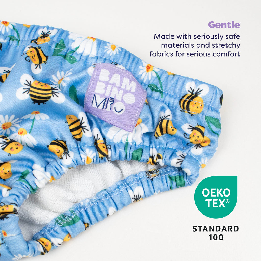 Reusable Swim Nappy in Busy Bees
