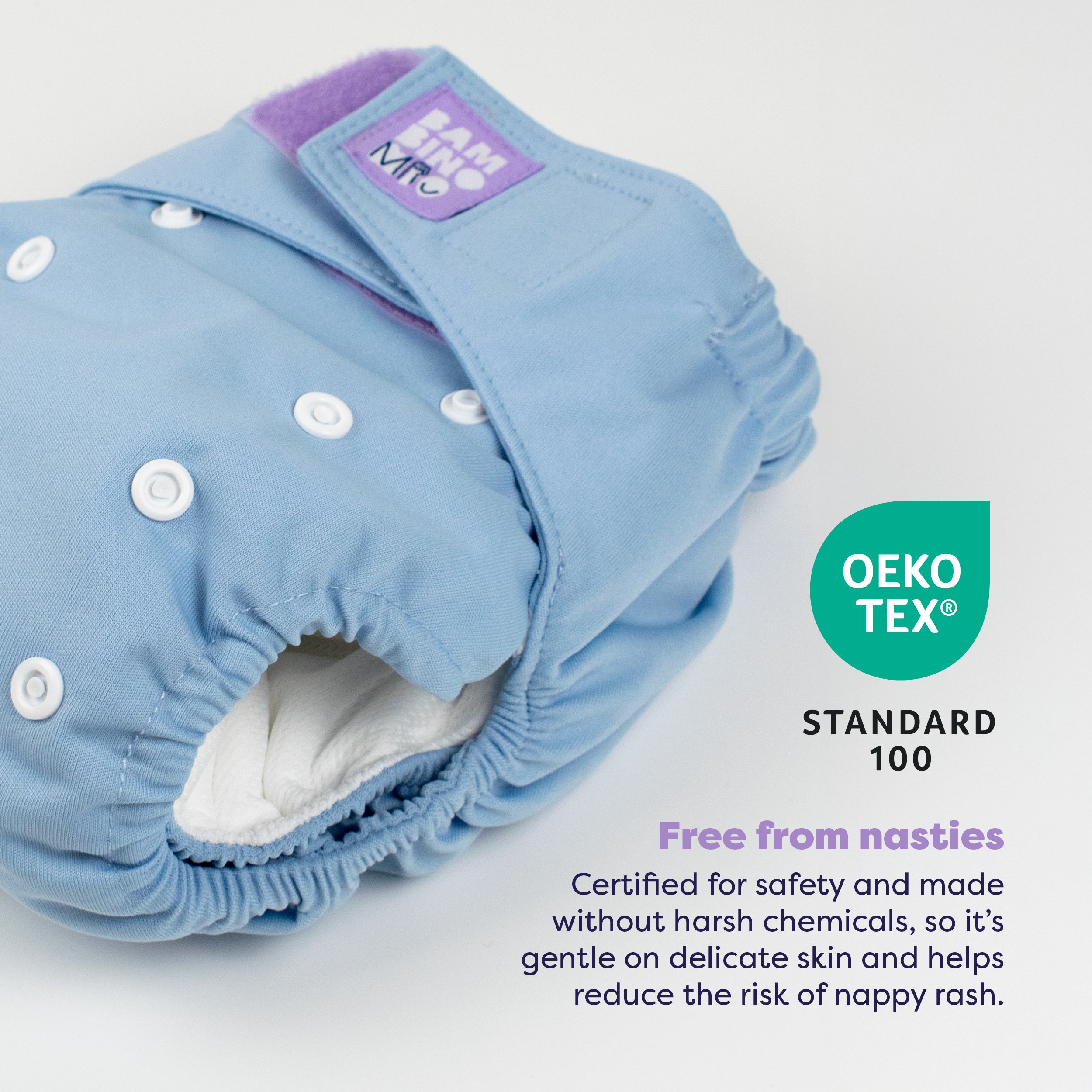 Revolutionary Reusable Nappy in Blue