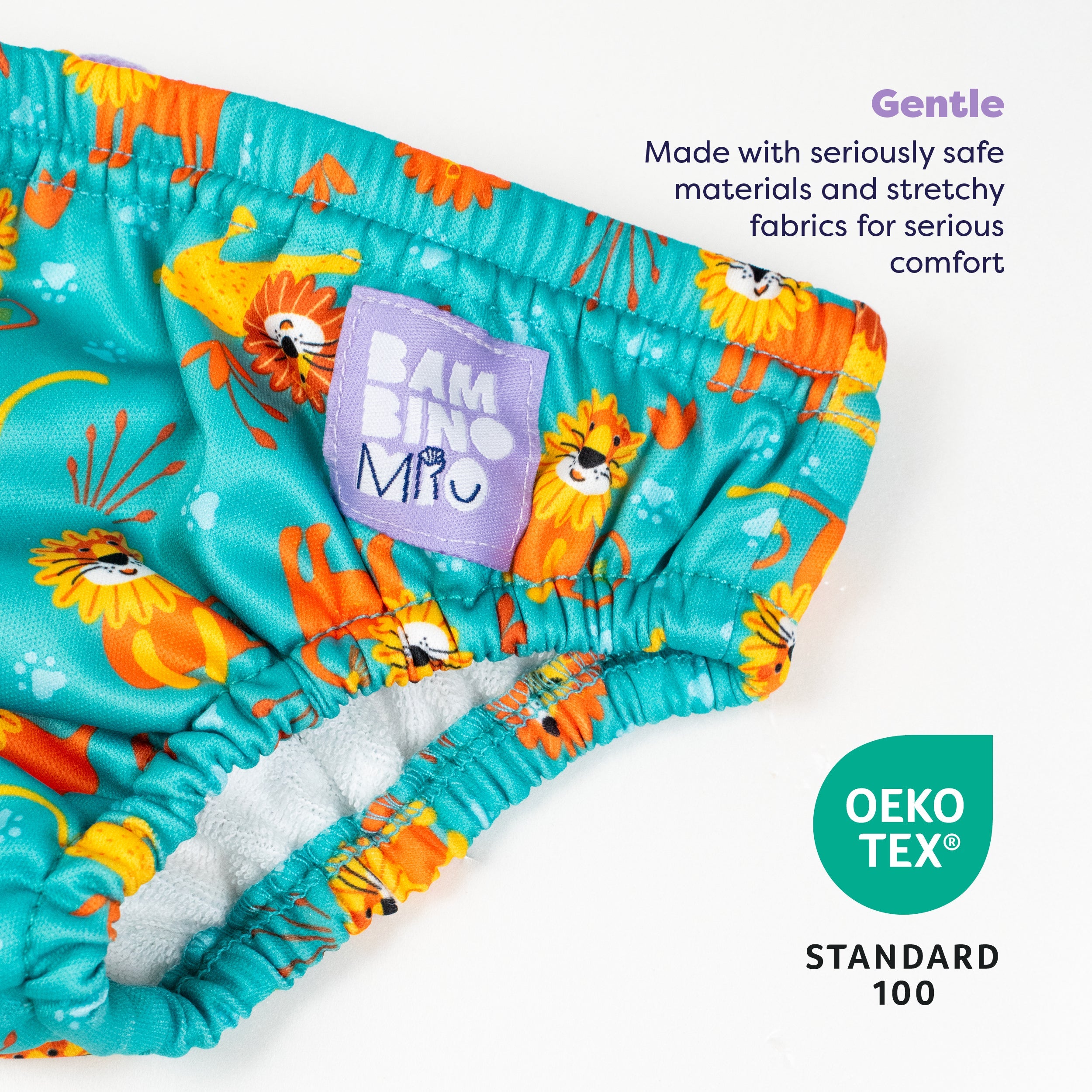 Reusable Swim Nappy in Cool Cats