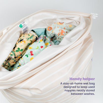 The Nighttime Reusable Nappy Bundle in Wild Life