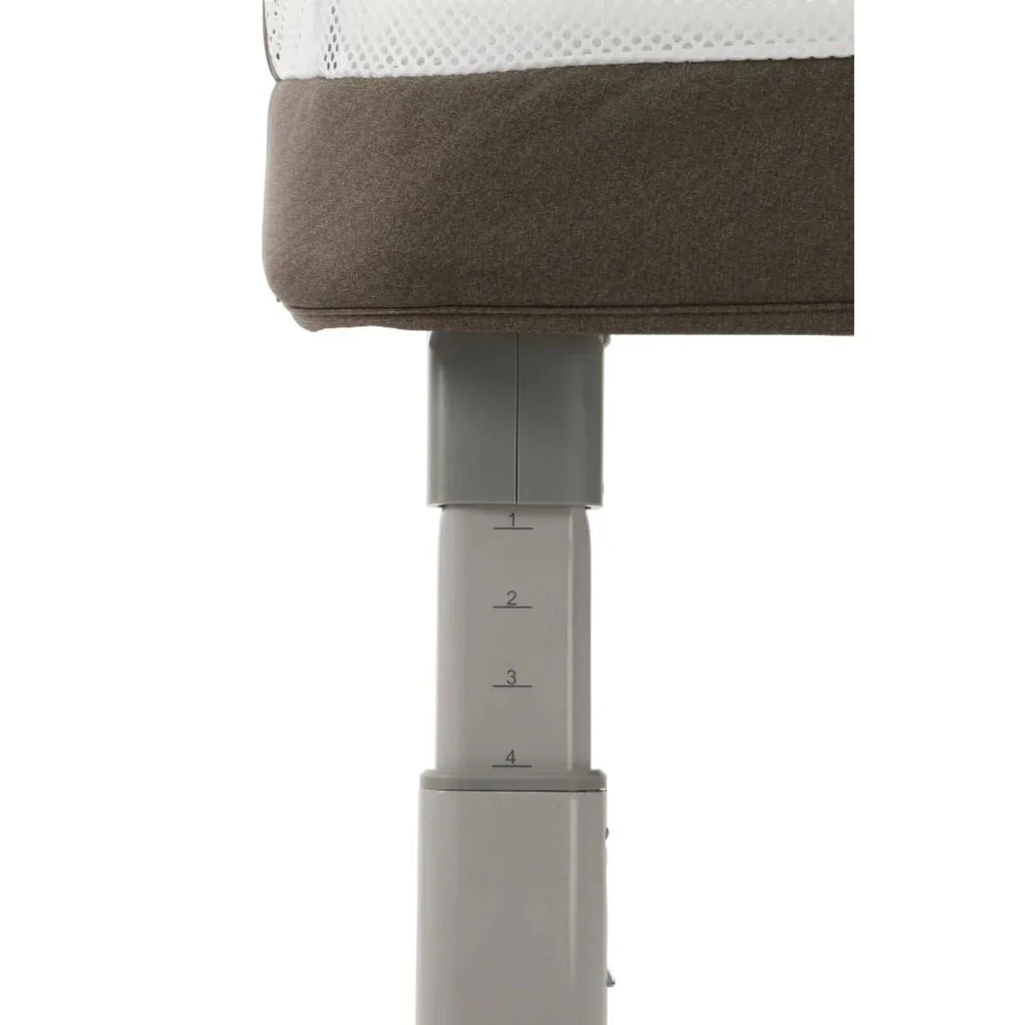 Oyster Wiggle Crib Co-Sleeper - Mink