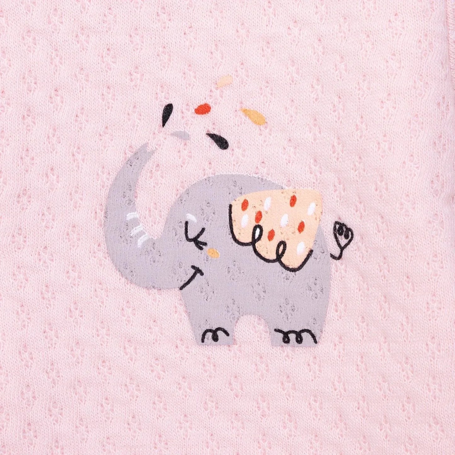 HelloBaby Baby Girl Quilted Cardigan - Light Pink