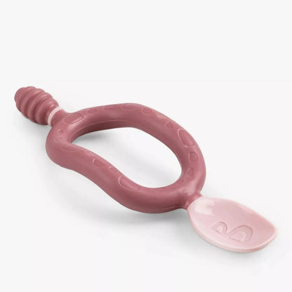 Bibado Dippit Baby Weaning Spoons 6+ months Pack of 2 - Blush