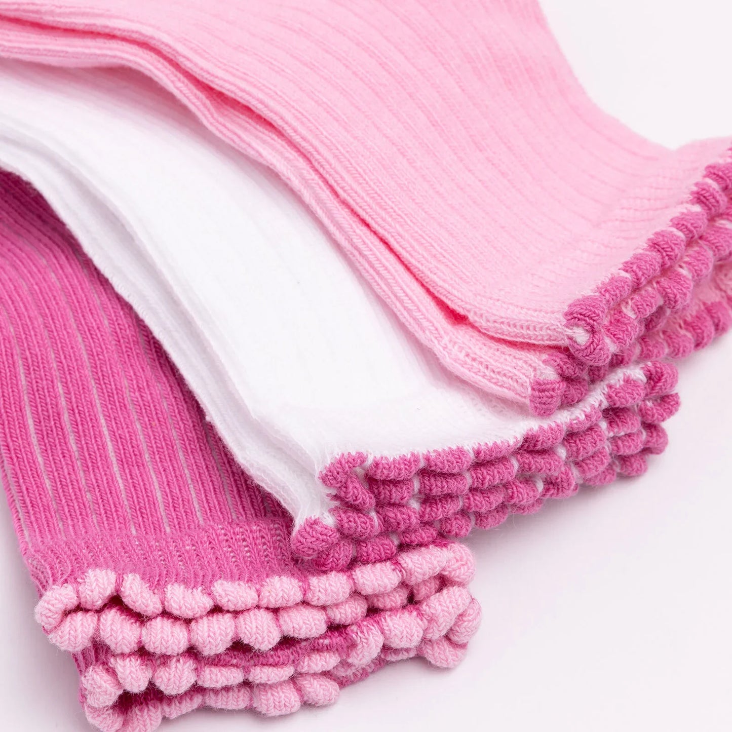 HelloBaby Ankle Socks 3 pcs - Pink